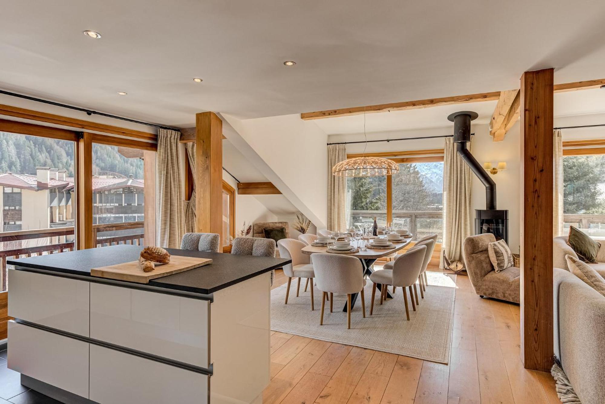 Les Melees Apartments - Alpes Travel - Argentiere شامونكس المظهر الخارجي الصورة