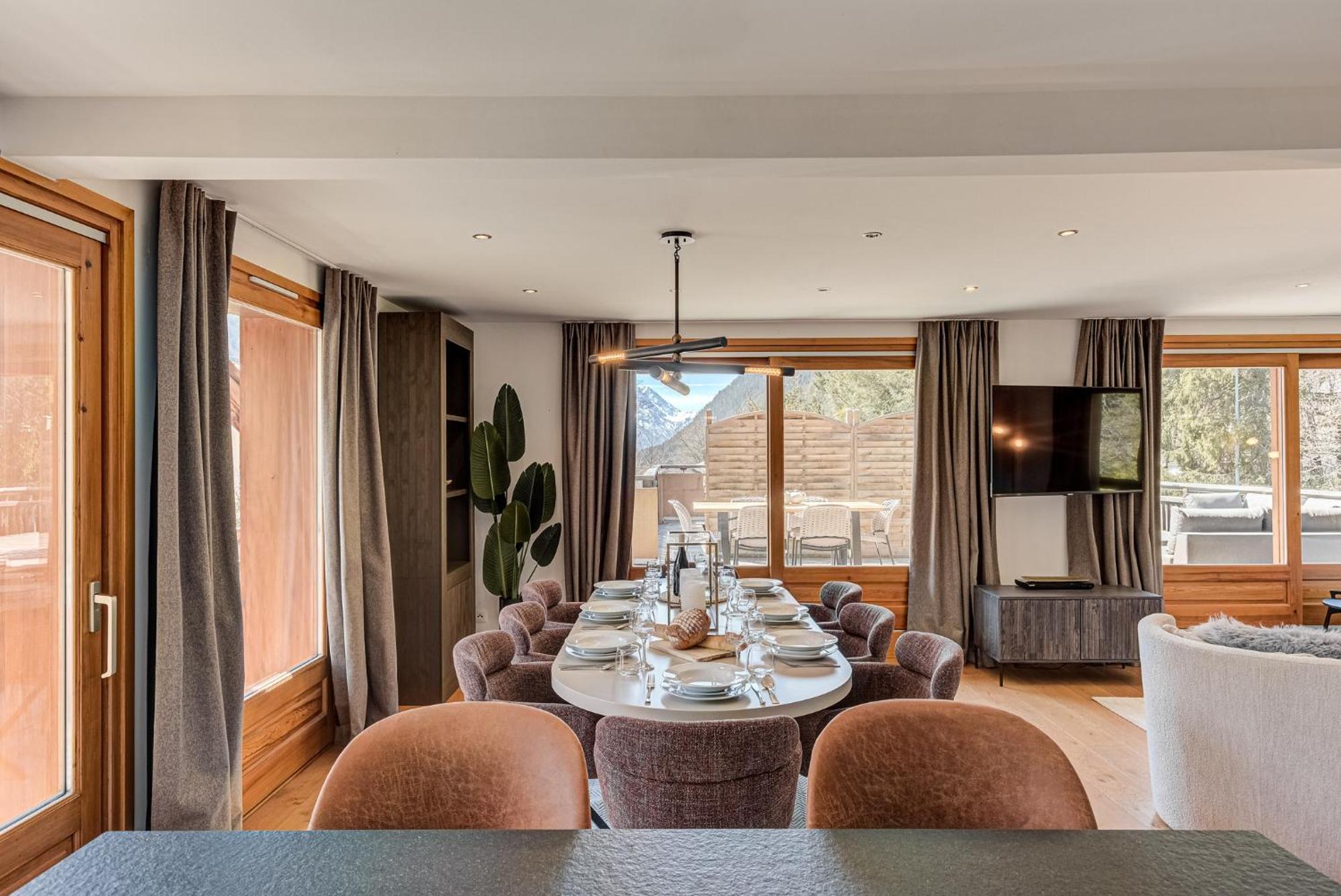 Les Melees Apartments - Alpes Travel - Argentiere شامونكس المظهر الخارجي الصورة
